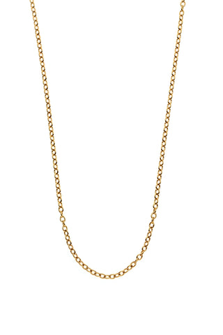 Gold Titanium Cable Chain Necklace