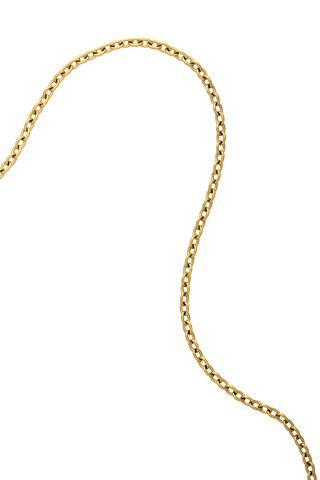 Gold Titanium Cable Chain Necklace