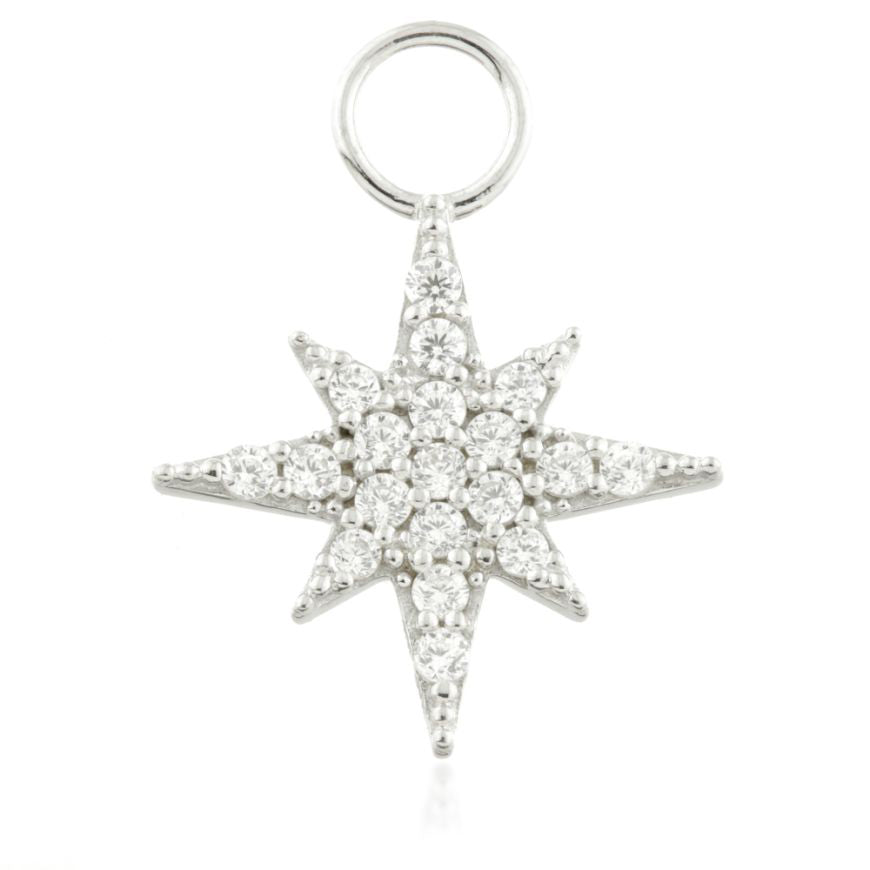 Jewelled North Star Charm